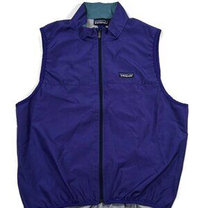 Patagonia Puffball Vest Full Zip Purple Womens Medium‎ Windbreaker Light Vintage